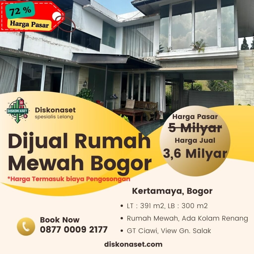 Jual rumah di Bogor Rancamaya 3,6 M