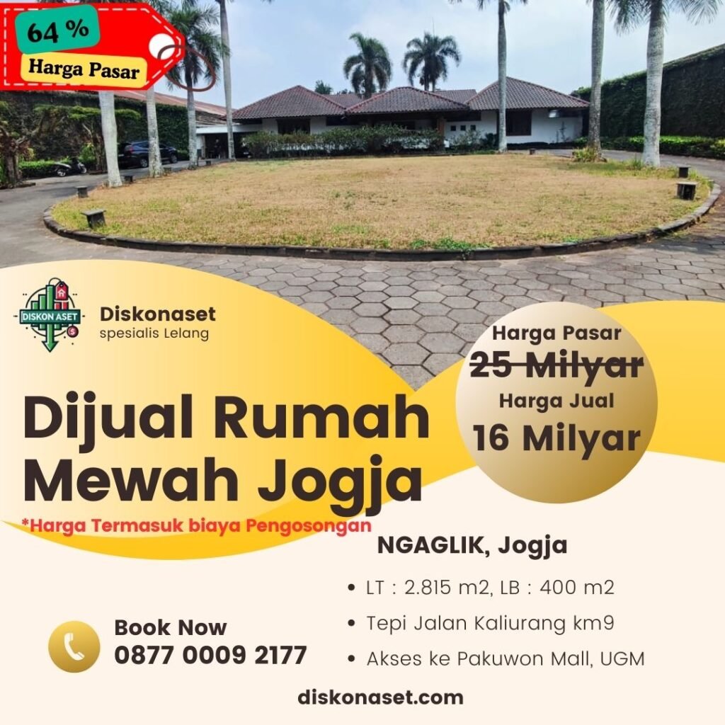 Jual rumah di Jogja Ngaklik 16 M