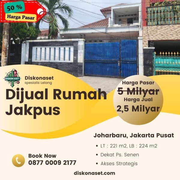 Dijual Rumah Jakarta Pusat